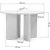 Novanook Valgomojo stalas, MOLIQ, 120x120x75 cm, smėlio pilkas