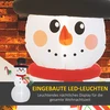 "Outsunny" pripučiama kalėdinė dekoracija, 1,8 m sniego žmogus su LED apšvietimu, sodo dekoracija, savaime pripučiamos kalėdinės lemputės, skirtos naudoti patalpose ir lauke