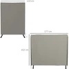 „Outsunny“ sodo sūpynių uždangalas, atsparus vandeniui, su apsauga nuo saulės, oksfordo audinys, pilkas, 177x114x152 cm