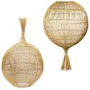 Pakabinamas šviestuvas Bazaar Aukštesnio lygio lempa, Wonton, 0.5x0.5x0.8 m, Natūrali
