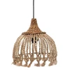 Pakabinamas šviestuvas Bazaar Pendelis, Abakas šalmuotas frančių gija, 0,31x0,31x0,33 m, Natūralus