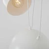 Customform Pakabinamas šviestuvas POPO L 2, baltas, Ø 23 cm
