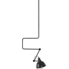 Pakabinamas šviestuvas Customform Lempos, COBEN LONG, 0.32x1.4 m, Juoda