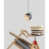 Pakabinamas šviestuvas Customform Lubų šviestuvas POPO 1, juodas, Ø 15 cm