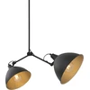 Pakabinamas šviestuvas Customform Lempos, COBEN TWO HEAD, 1.04x1 m, Juoda