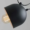 Pakabinamas šviestuvas Customform Lubų šviestuvas POPO 1, juodas, Ø 15 cm