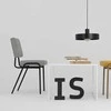 Pakabinamas šviestuvas Customform Lubų šviestuvas FAY 1 L, juodas, Ø 15 cm