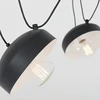 Pakabinamas šviestuvas Customform Liuminorius, POPO FLAT 4, Juodas