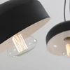 Pakabinamas šviestuvas Customform Liuminorius, POPO FLAT L 6, Juodas