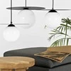 Pakabinamas šviestuvas Customform Pakabinama lempa, SKIVA BALL M, 0.21 m, Juoda