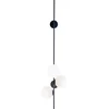 Pakabinamas šviestuvas Customform Sieninė lempa, BOBLER 2connect, 0.5x0.42x1.5 m, Juoda