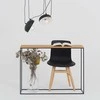 Pakabinamas šviestuvas Customform Sietynas, POPO FLAT L 2, Juoda