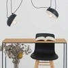 Pakabinamas šviestuvas Customform Šviestuvas, POPO FLAT 2, Juoda