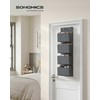 SONGMICS pakabinamas durų organizatorius su 4 kišenėmis, 33,5 x 12 x 100 cm, RDH04G