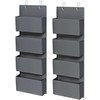 SONGMICS pakabinamas durų organizatorius su 4 kišenėmis, 33,5 x 12 x 100 cm, RDH04G