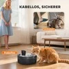 PawHut 7 l kačių fontanas, girdykla katėms su tylia pompa, LED, išmaniuoju jutikliu, aktyvintos anglies filtru, vandens lygio langeliu, lengvai valoma, vandens fontanas katėms ir šunims