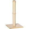 PawHut draskyklė-stulpas, sizalio draskymo stulpas katėms, stabilus, su kamuoliuku, 60 cm, medžio drožlių plokštė, smėlio spalvos ir ąžuolo