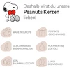 Peanuts Aromatinė žvakė, 11.5x9.5 cm, mėlyna, parafino vaškas