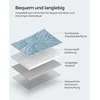 Songmics Pikniko antklodė 200 x 200 cm su 4 inkarais šviesiai mėlyna