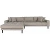 House Poilsio sofa, Lido, Akmuo, Juodos medinės kojos
