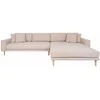 House Poilsio sofa, Lido Lounge, Smėlio ir natūralaus medžio.