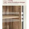 Songmics Vasagle Virtuvės spintelė su stumdomomis durimis 30 x 70 x 80 cm kaimiško stiliaus