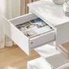 Sobuy Naktinis staliukas su 1 stalčiumi, Naktinis staliukas baltas FBT49-W