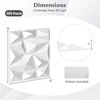 Promotions 3D Sienų plokštės, 30x30 cm, Balta