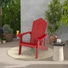 Promotions Adirondack kėdė 85x77x94 cm Raudona atspari oro sąlygoms