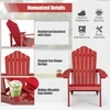 Promotions Adirondack kėdė 85x77x94 cm Raudona atspari oro sąlygoms