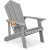 Promotions Adirondack Kėdė, 105° Ergonomiškas Pasvirimas, Pilka