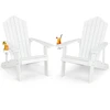 Promotions Adirondack sodo kėdžių komplektas 85x77x94 cm baltos spalvos HIPS medžiaga