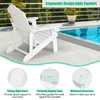 Promotions Adirondack sodo kėdžių komplektas 85x77x94 cm baltos spalvos HIPS medžiaga