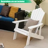 Promotions Adirondack sodo kėdžių komplektas 85x77x94 cm baltos spalvos HIPS medžiaga