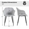 Promotions Apmuštas valgomojo krėslas, 59.7x53.3x82.6 cm, pilkas