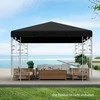 Promotions Stogelis, Pakeitimo stogas, 300x300 cm, Juoda