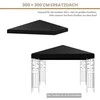 Promotions Stogelis, Pakeitimo stogas, 300x300 cm, Juoda