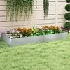 Promotions Sodo kraštų apvadai, cinkuotas metalas, 660x21,6 cm, sidabro spalvos