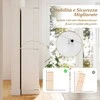 Promotions Aukštas komoda, 60x35x166.5 cm, balta