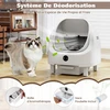 Promotions Automatinė savarankiškai valanti kačių kraiko dėžė 54x50x57,2 cm balta su programėlės valdymu