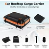 Promotions Automobilinis stogo bagažo laikiklis 112x86x45 cm Oranžinis PVC Saugojimo dėklas