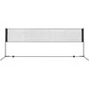 Promotions Badmintono tinklinio tinklas 420x102x82-155 cm juodas reguliuojamas