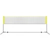 Promotions Badmintono tinklinio tinklas, 420x102x82-155 cm, geltona, reguliuojamas