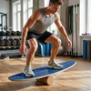Promotions Balansavimo lenta Treniruoklio rinkinys Balansavimo lenta Kamštinis volelis ir laikymo stovas Mėlynas