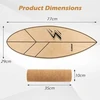 Promotions Balansinis lenta treniruoklis 77x29 cm natūralaus medžio fitnesui