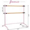 Promotions Nešiojama dviguba baleto atrama, 120,7x75x120,7 cm, rožinė