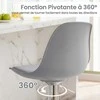 Sofa Promotions Baro kėdžių komplektas, 2 vnt., 41x81-103 cm, pilka, dirbtinė oda