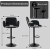 Promotions Baro kėdžių komplektas, pasukamas reguliuojamas aukštis 52x55x89-110 cm, juoda, PU oda