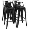 Promotions Baro kėdžių rinkinys, 4 vnt., 43x43x94 cm, juodos spalvos