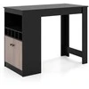 Promotions Baro stalas, 120x60x91 cm, juodas ir pilkas